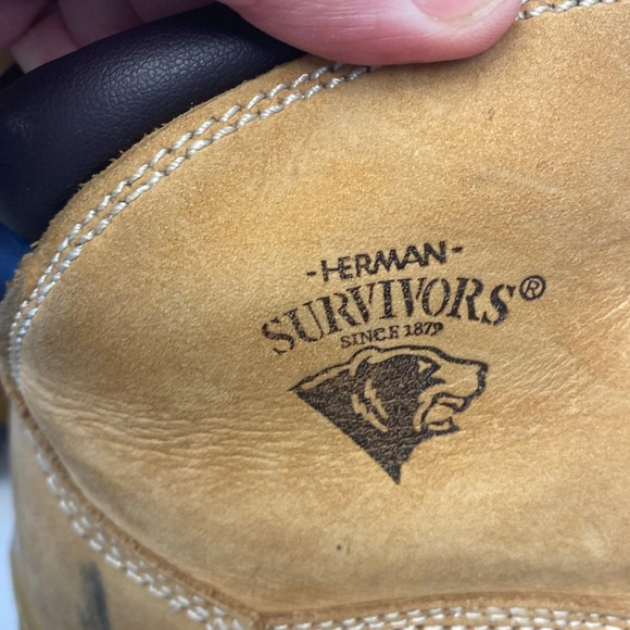 Herman Survivors Waterproof‎ Breaker Work Boot Men's Size 6 Wheat - Picture 7 of 8
